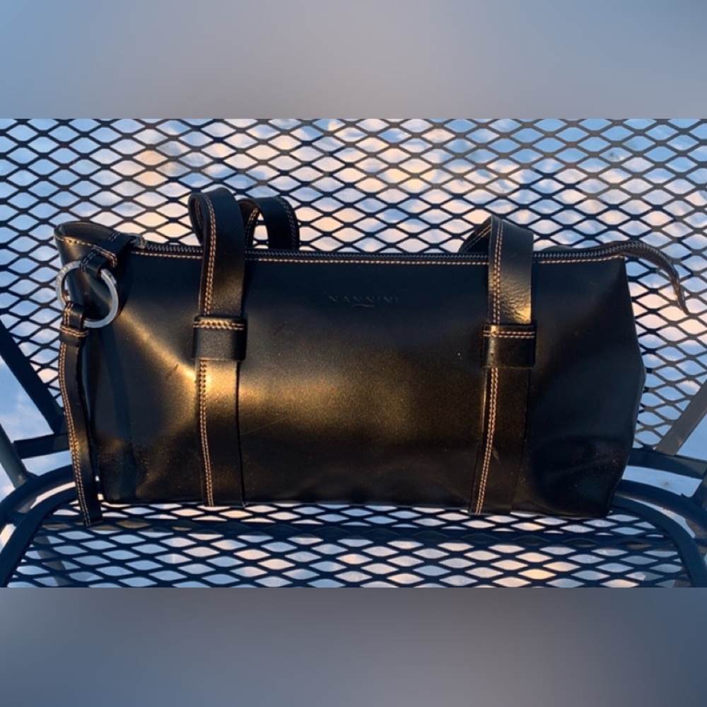 Nannini Genuine Italian Leather Satchel With Dust Bag